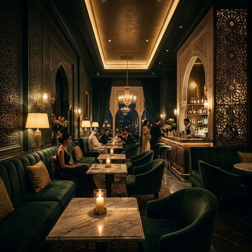 Atmospheric Cafe Interior